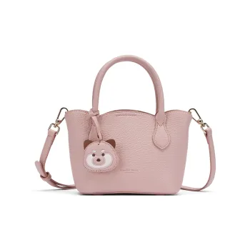 Hotwind Polyurethane Handbag Mini Women's Pink/Beige