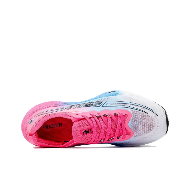 POLUDIYIPI Coverage Anti-Slip And Wear-Resistant Low-Top Casual Running Shoes Unisex Sweetheart Pink-5
