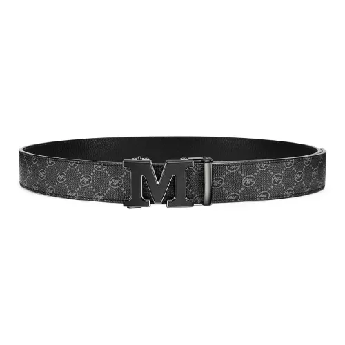 FAIRWHALE Cow Leather Belts Men's Width 3.5cm