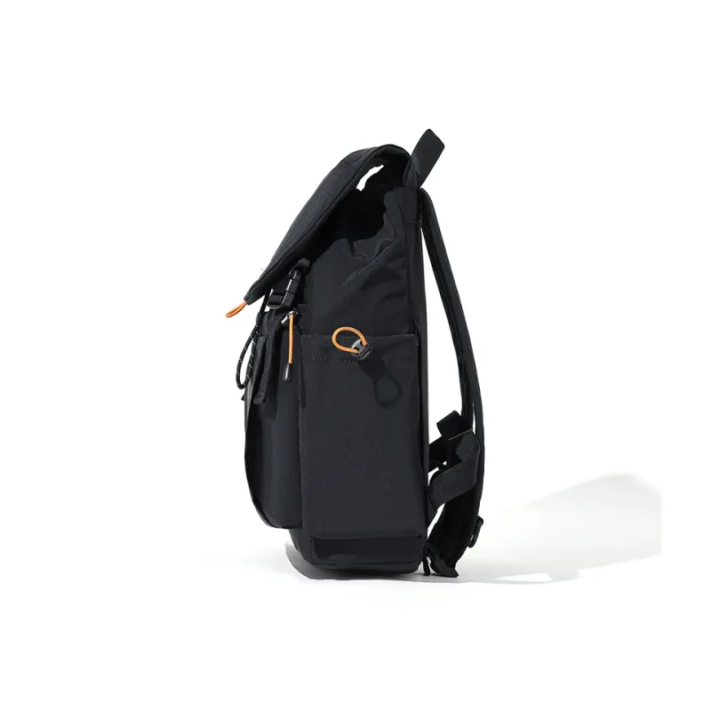 BOSTANTEN Fabric Backpack Unisex Black/Green-4