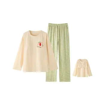 ZAO FU NIAO Pajama Set Women's Apricot
