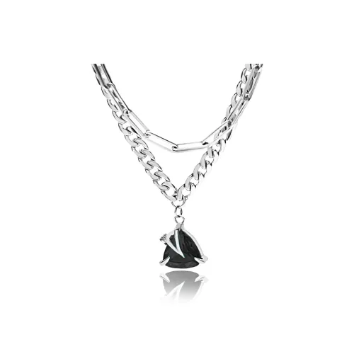 FOREVER MELODY Titanium Steel Necklaces Men's