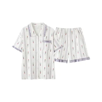 XIAFENYAN Pajama Set Women's Purple
