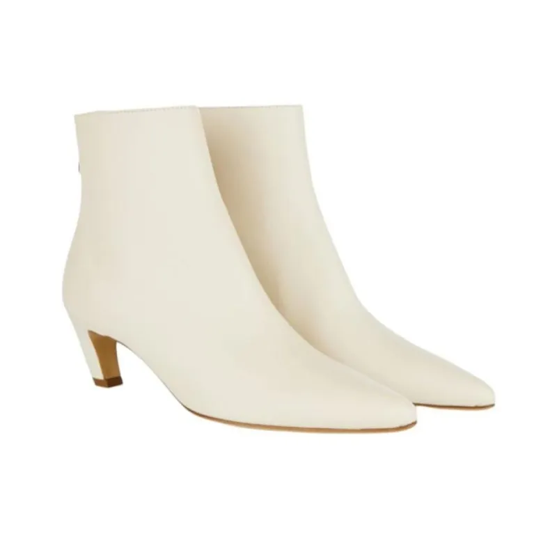 GABRIELA HEARST Clayton Ankle Boots 5cm Women's White-1