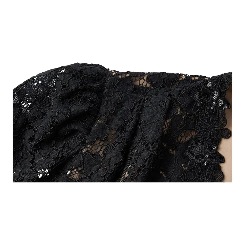 NINE WEST Long Sleeved Dresses Women's Black-2