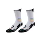 White Black Professional Basketball Socks