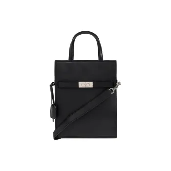 TORY BURCH Leather Shoulder Bag, Crossbody Bag, Handbag Small Size Women's Black