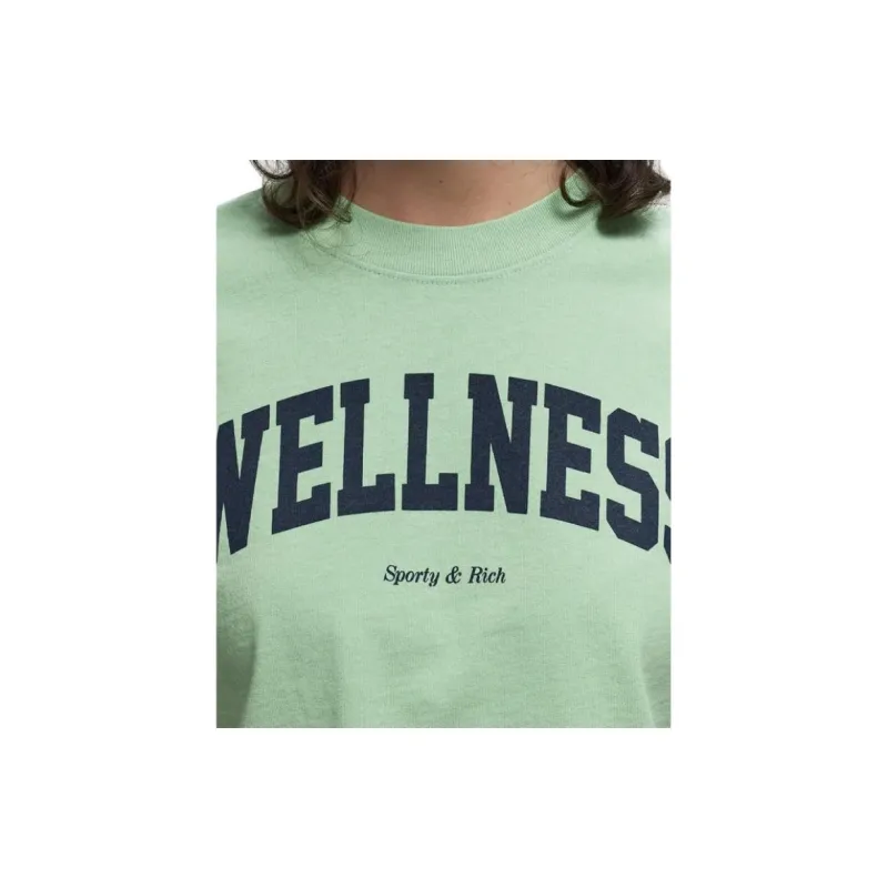 SPORTY & RICH Wellness Ivy Cotton T shirt-3