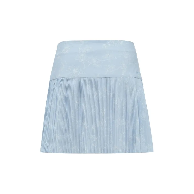 LI NING 1990 Classic Collection Casual Short Skirts Women's Clear Sky Blue-1
