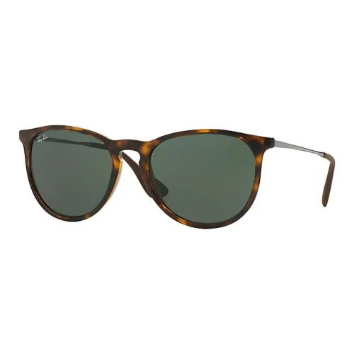 RayBan Tortoiseshell Round Frame Sunglasses