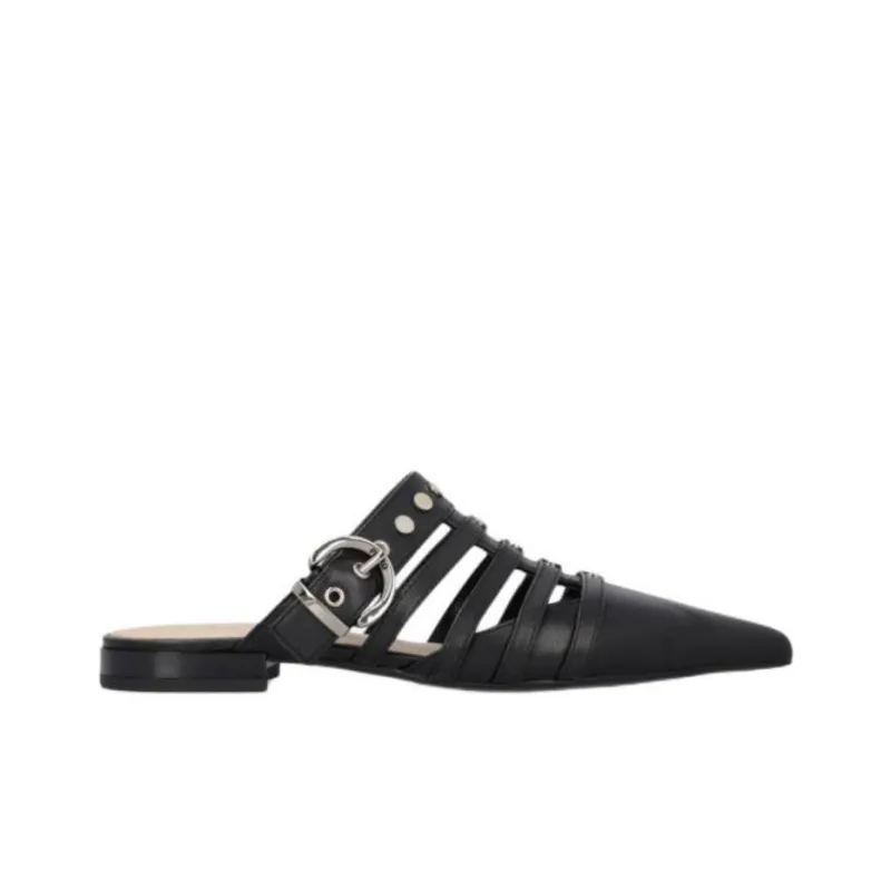 PINKO Wrap toe Slippers Women's Black-7