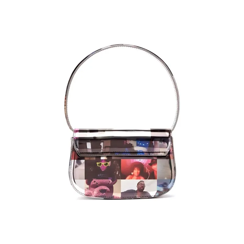 DIESEL 1DR Iconic Photo Printed Shoulder Bag-4
