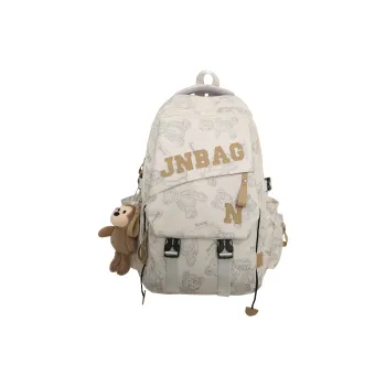 URBAN FOREST Nylon Backpack Regular Unisex White/Black/Burgundy/Green