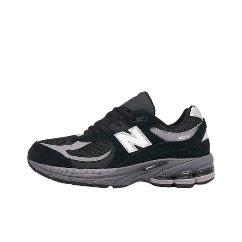 New Balance NB 2002R Anti-Slip Wear-Resistant Low-Top Casual Shoes Unisex Black