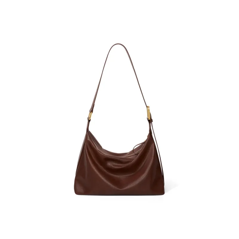 CinvaiKrose Synthetic Leather Shoulder Bag, Crossbody Bag, Tote Bag Medium Size Women's Coffee/Black-4