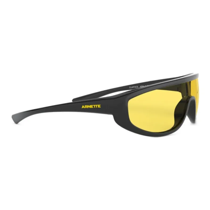 Arnette Plastic Irregular Shape Sunglasses Men's Black-2