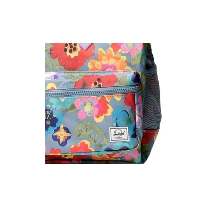 Herschel Recycled Fabric Backpack Unisex Paper Flower Fade Denim Blue-4