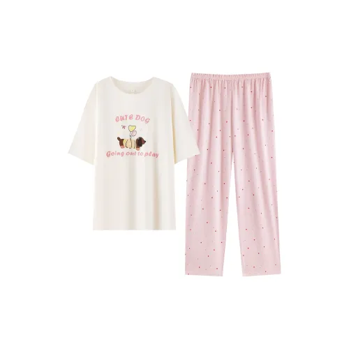 XIAFENYAN Pajama Set Women's Pink