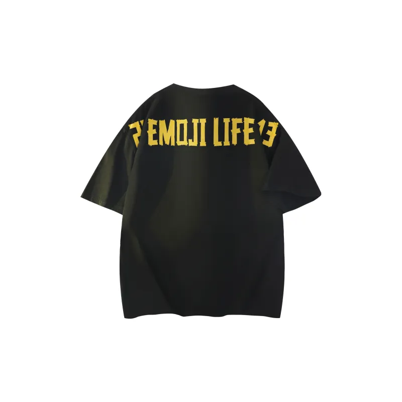 Emoji Short Sleeved T Shirts Unisex-2