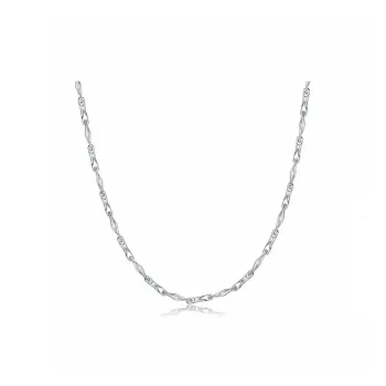 UZIID Sterling Silver Necklaces Unisex Silver