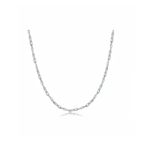 UZIID Sterling Silver Necklaces Unisex Silver