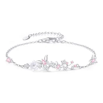 Disney Princess 925 Sterling Silver Bracelets Women's Silver