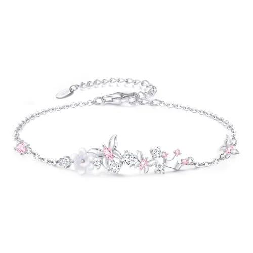 Disney Princess 925 Sterling Silver Bracelets Women's Silver