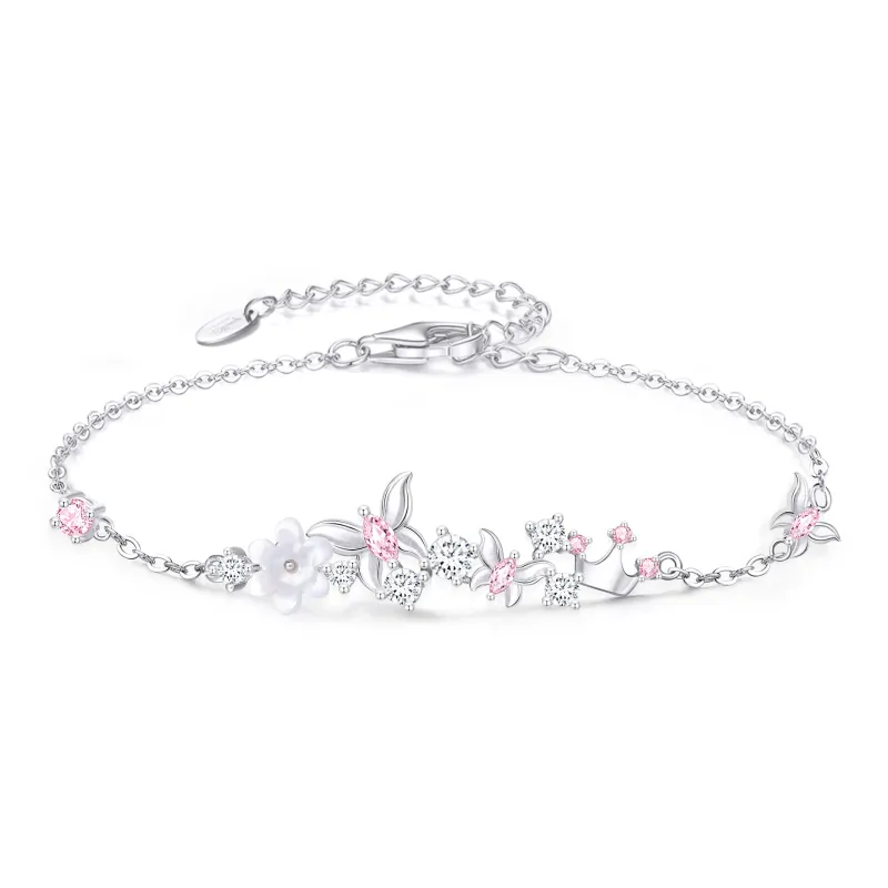 Disney Princess 925 Sterling Silver Bracelets Women's Silver-0