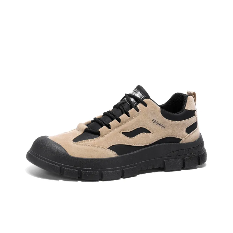 Boogie Bear Casual Shoes Men Low Top Gray/Khaki/Black-4