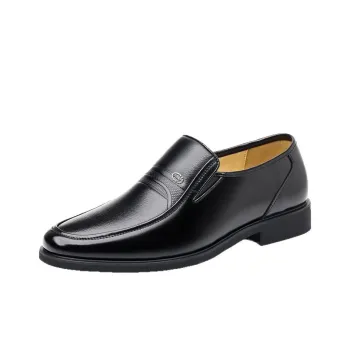 EGCHI Dress Shoes Unisex Low Top Black