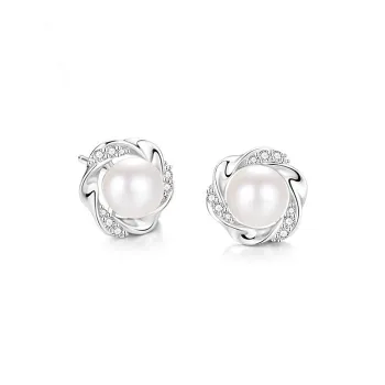 GIFT&CO S925 Silver Stud Earrings Women's