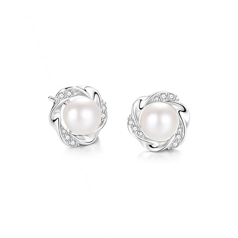 GIFT&CO S925 Silver Stud Earrings Women's-0