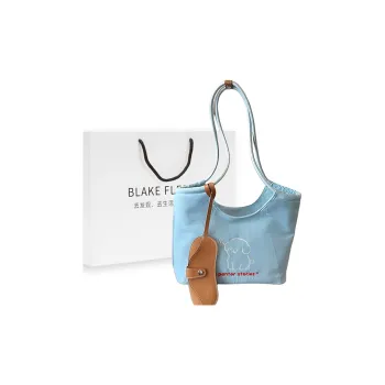 BLAKE FLEETO Denim Shoulder Bag Women's Cowboy Puppy