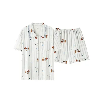 XIAFENYAN Pajama Set Women's Light Blue