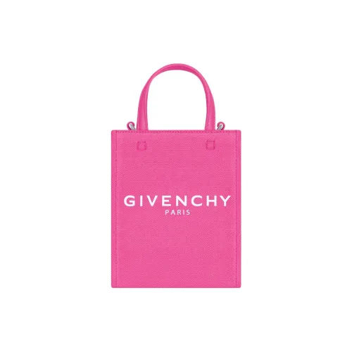 givenchy Skirts Leather Cotton Tote Bag, Shopping Bag, Shoulder Bag, Crossbody Bag, Handbag Mini Women's Rose Red