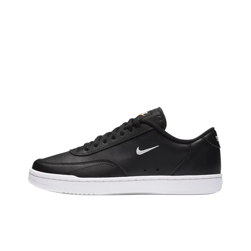 Nike Court Vintage Anti-Slip Wear-Resistant Low-Top Skateboard Shoes Men's Black-0