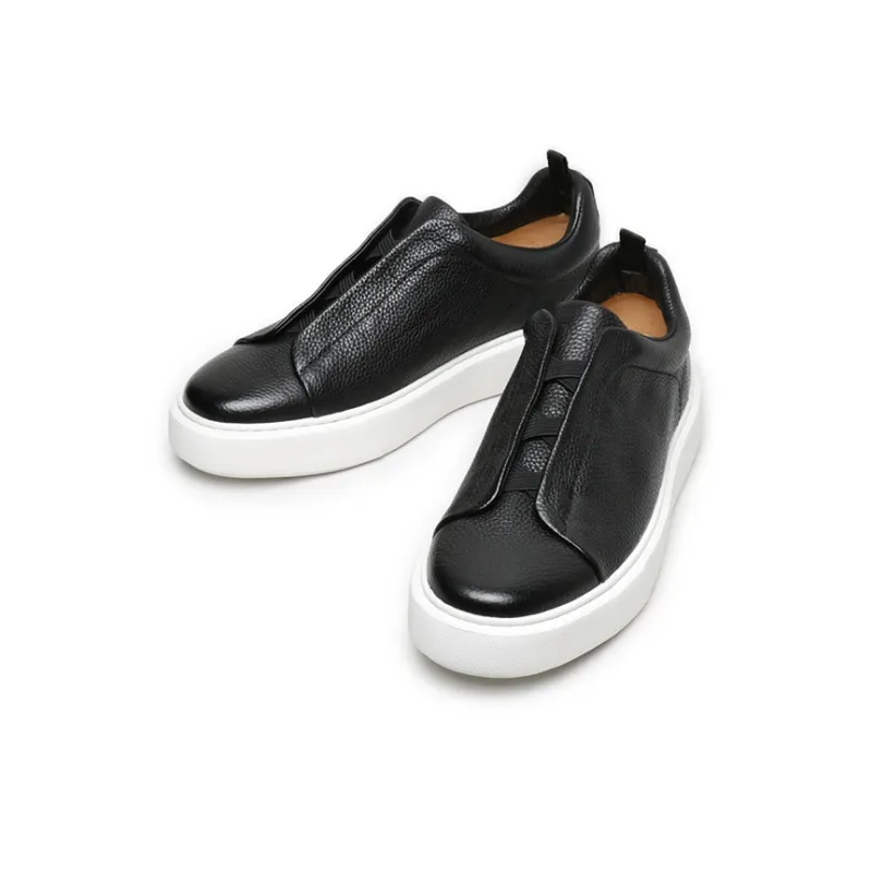 SAINTNJORD Low Top Skateboard Shoes Men's Black-2