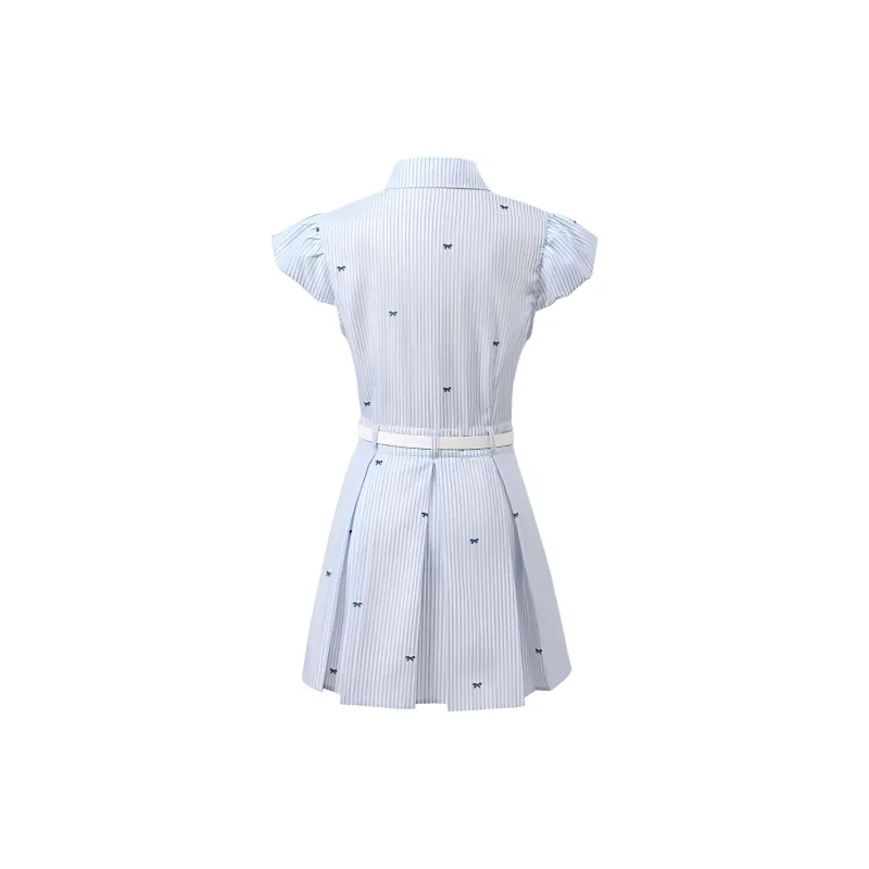 Nooidea Official Short Sleeved Dress Women's Blue-1