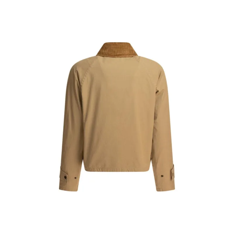 Burberry Press Stud Cropped Jacket-1
