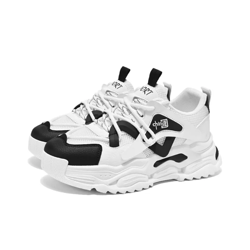 HACKBUTEER Low Top Chunky Sneakers Men's Box Included-9