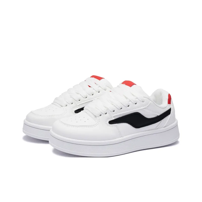 Fawn Miri Low Top Skateboard Shoes Women's White Black-1