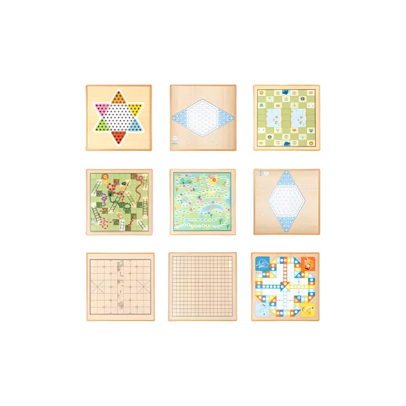 Lezhi By Me Educational Toy Gomoku Checkers Multifunctional Animal Game Board Double Sided Educational Game Board Games-8