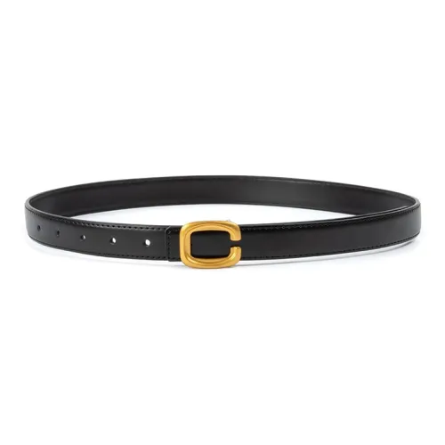 Lanza Cow Leather Belts Women's Width 2.3CM