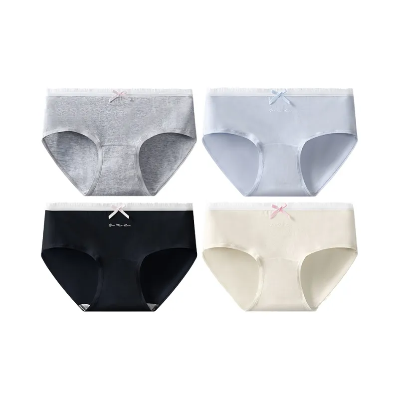 Close fitting Areas Underpants Women's 4 Pack-4