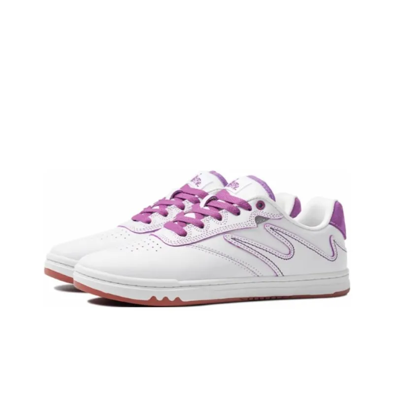 GOLUCK Cushioning Abrasion Resistant Support Low Top Skateboard Shoes Unisex Purple-1