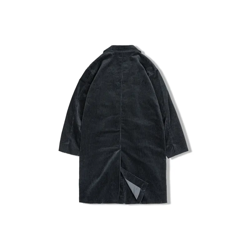 MADEN Trench Coats Men Black-1