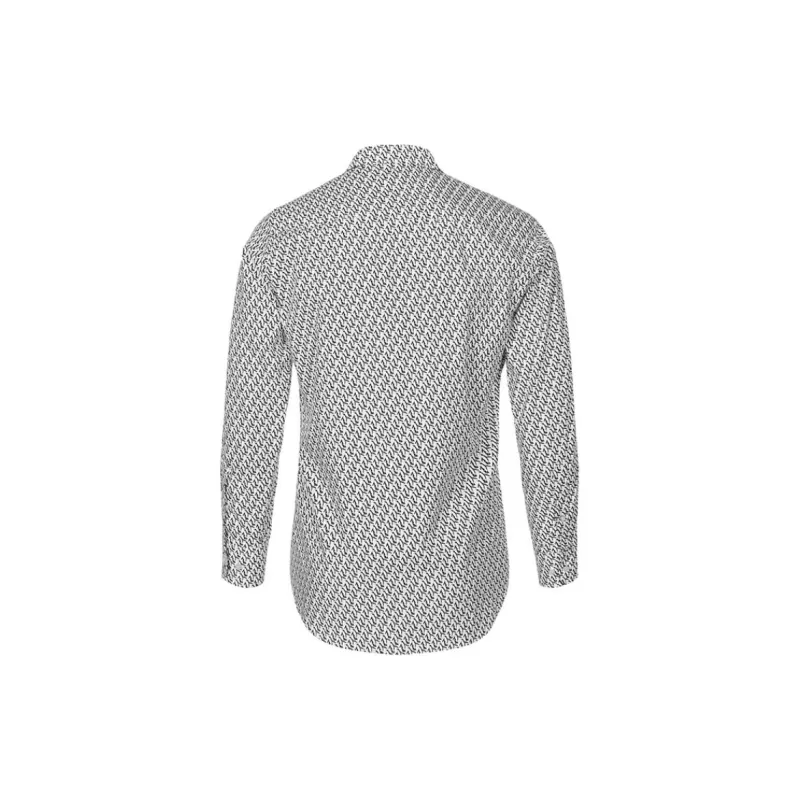 Paul & Shark Yachting Shirt Men's White Base With Subtle Floral-1