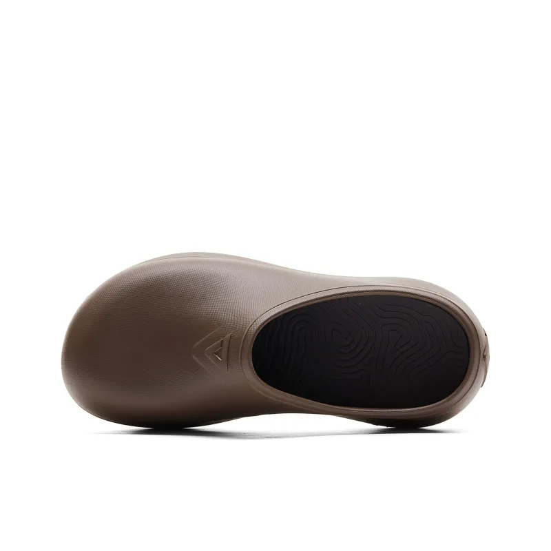 PEAK Taichi Chef Shoes Closed Toe Slippers Men's Dark Coffee-3