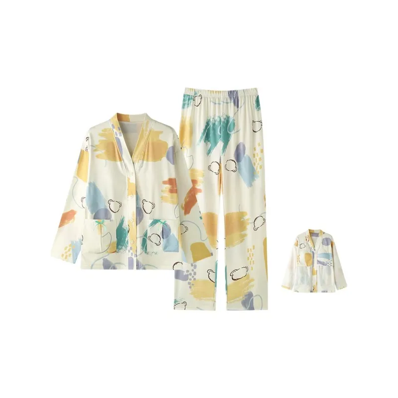 ZAO FU NIAO Pajama Set Women's Iridescent Fun Shadow-1