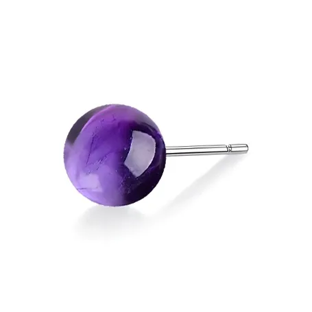 GUDS GAVE Crystal Jade Stud Earrings Unisex-14
